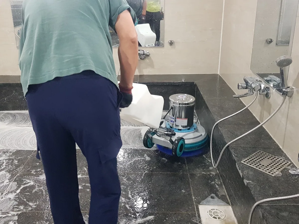 동구 범일동 가정 현관·거실 바닥 위생청소 사례 - 행진크린