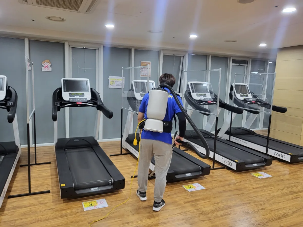 중구 신창동4가 헬스장 탕비실 직원 휴게공간 위생청소 사례 - 행진크린